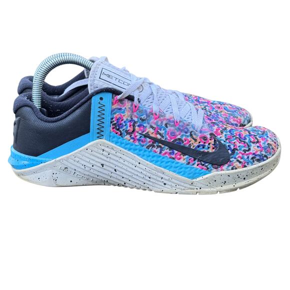 Nike Metcon 6 Running Shoes Women's US 8.5 Multi Speckled Lightweight AT3160-104 - Picture 5 of 11